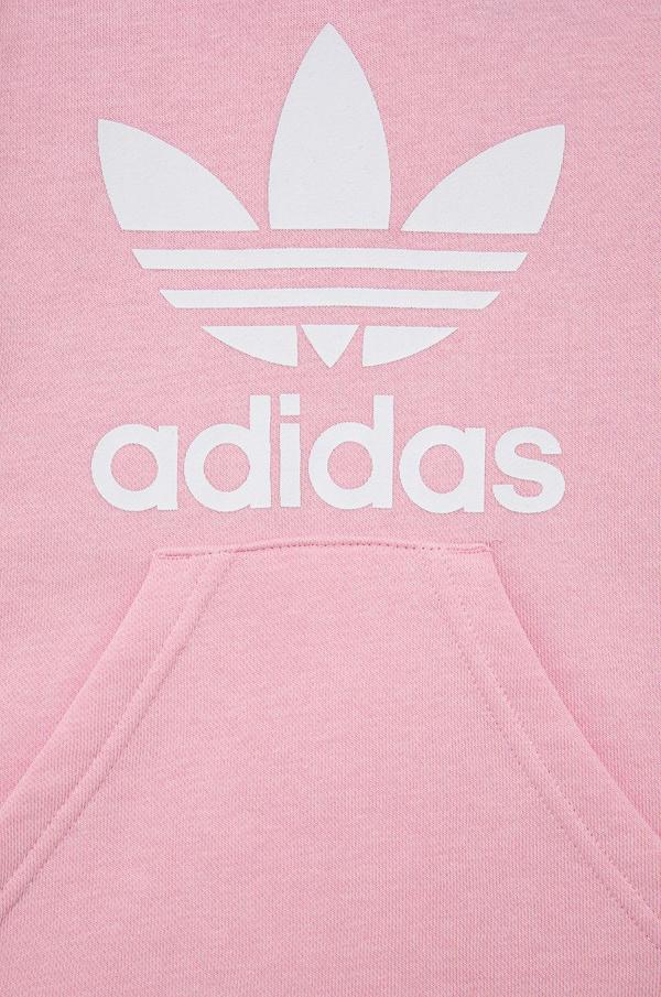Dětská tepláková souprava adidas Originals HC2010 růžová barva