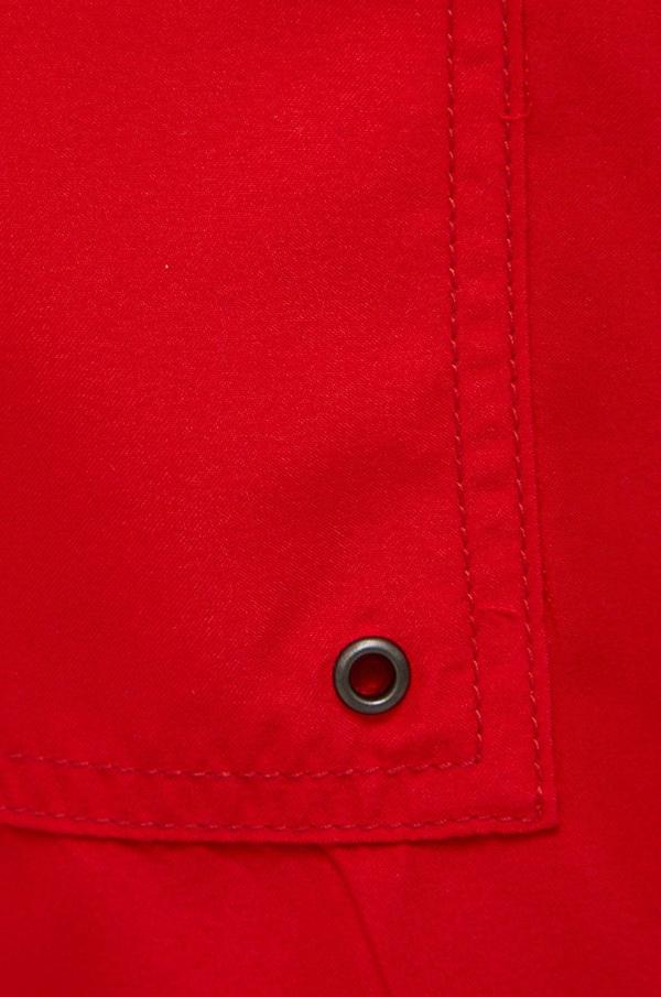 Plavkové šortky Brave Soul červená barva
