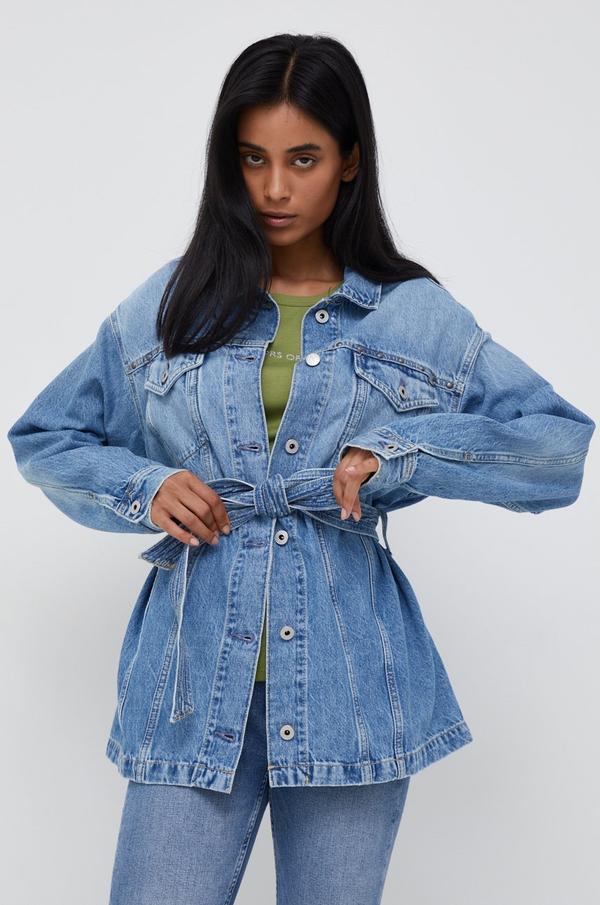 Džínová bunda Pepe Jeans dámská, přechodná