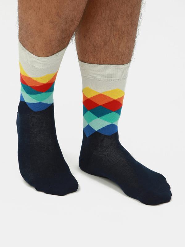 Happy Socks Ponožky 3 páry Modrá