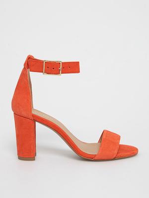 Semišové sandály Wojas růžová barva