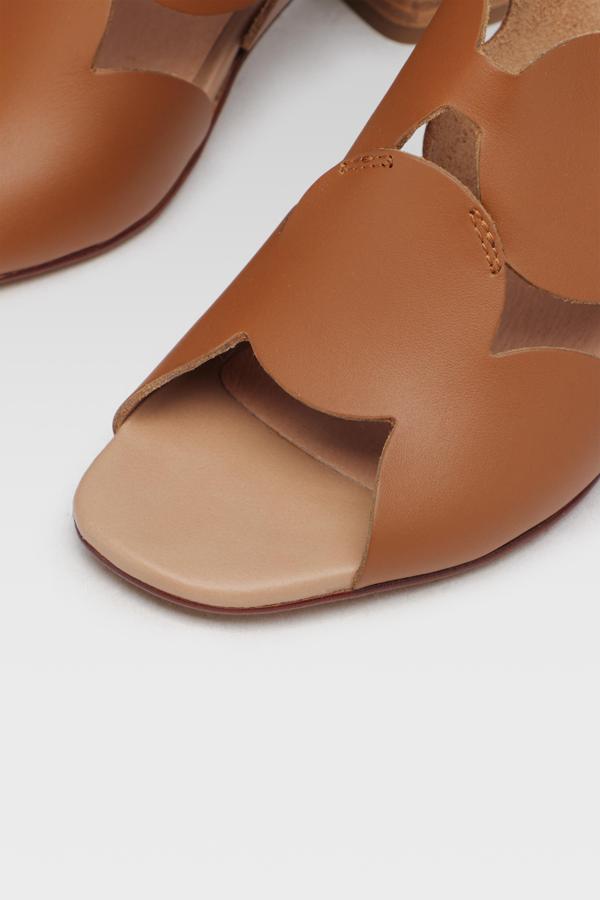 Sandály Lasocki S366 Přírodní kůže (useň) - Lícová