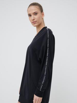 Šaty Calvin Klein Performance černá barva, mini, oversize