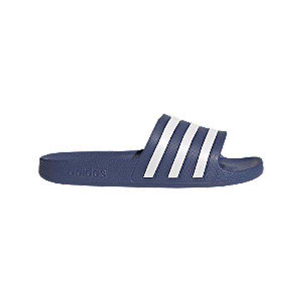 Modro-bílé pantofle adidas