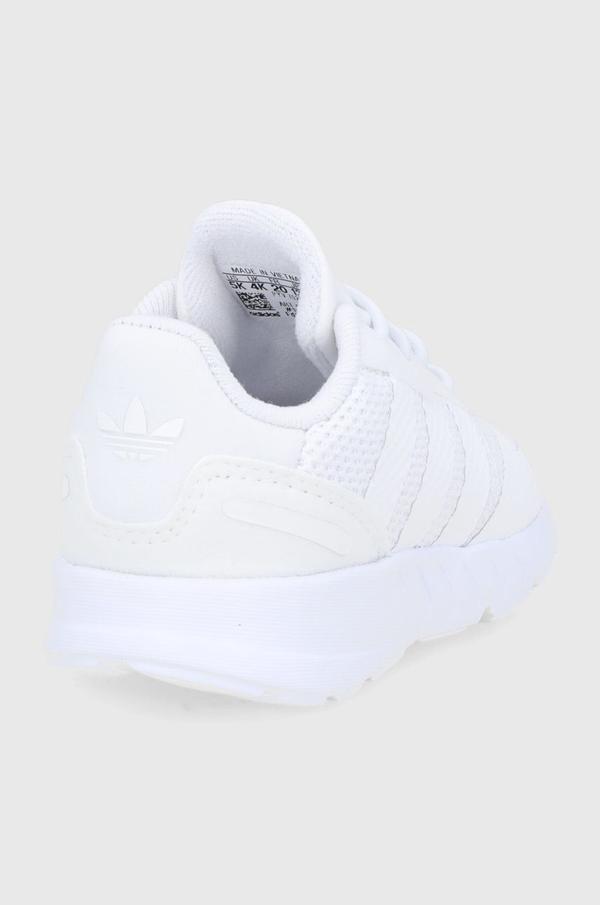 Dětské boty adidas Originals ZX 1K EL I Q46296 bílá barva