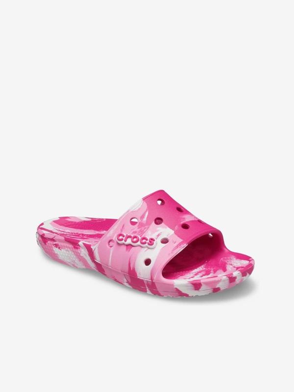 Crocs Marbled Slide Pantofle Růžová