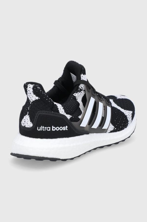 Boty adidas Performance Ultraboost DNA x Marimekko GZ8686 černá barva, na plochém podpatku