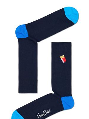 Happy Socks - Ponožky Ribbed Embroidery Fries