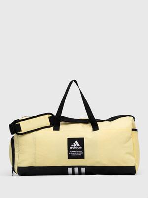 Sportovní taška adidas Performance žlutá barva