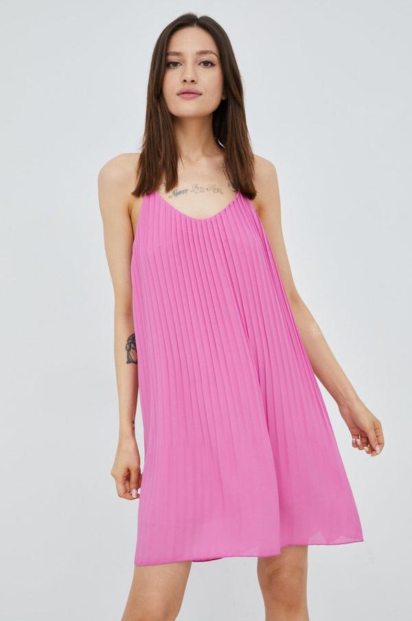 Šaty Only fialová barva, mini