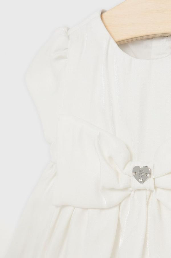 Dívčí šaty Birba&Trybeyond bílá barva, mini, áčková