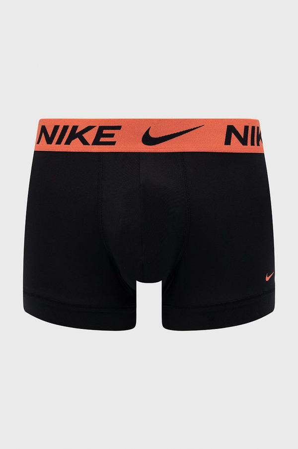 Boxerky Nike (3-pack) pánské, černá barva