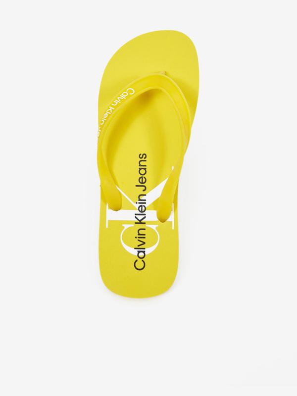 Calvin Klein Jeans Žabky Žlutá