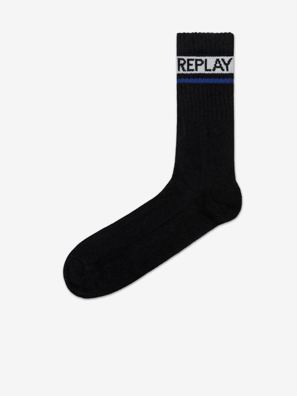 Replay Tennis Ponožky 3 páry Černá
