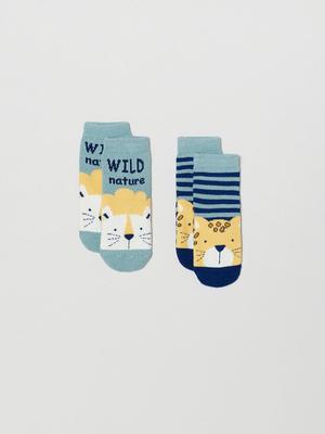 Dětské ponožky OVS (2-pack) šedá barva