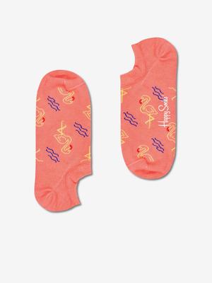 Happy Socks Flamingo No Show Ponožky Růžová