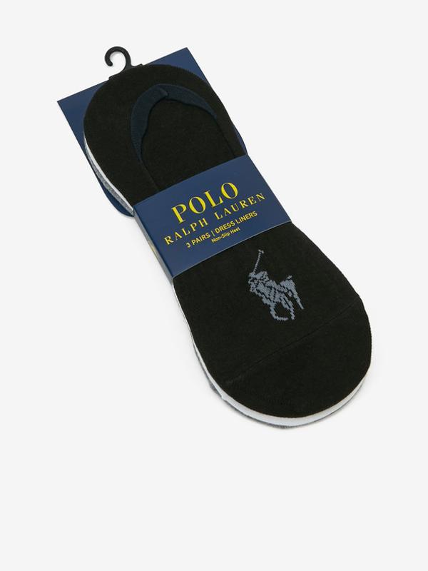 Polo Ralph Lauren Ponožky 3 páry Černá