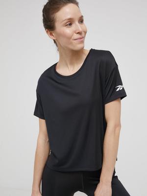 Tričko Reebok GR9469 dámský, černá barva
