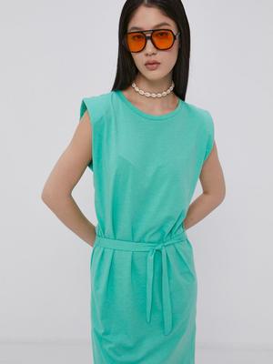 Šaty Jacqueline de Yong zelená barva, mini, jednoduché