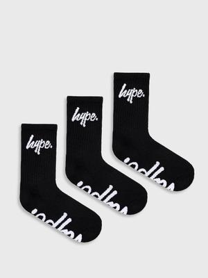 Dětské ponožky Hype černá barva