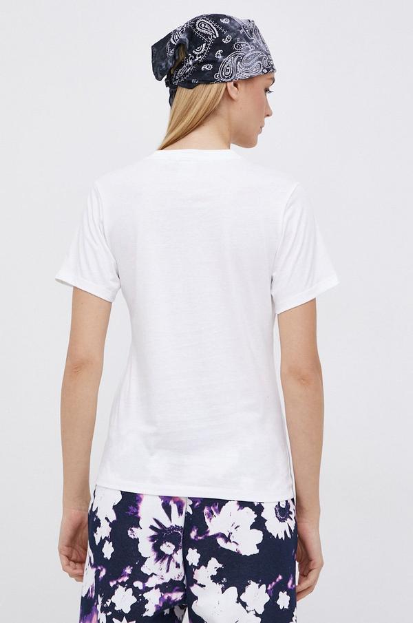 Bavlněné tričko adidas Originals H20407 bílá barva