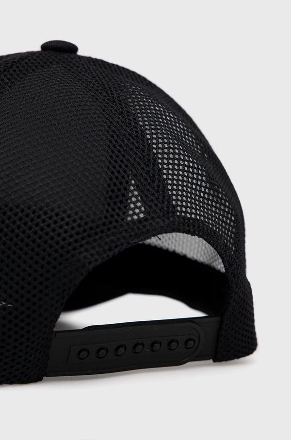 Čepice adidas černá barva, s aplikací