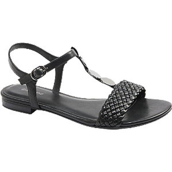 Černé sandály Graceland