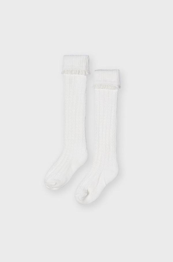 Dětské ponožky Mayoral krémová barva