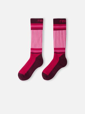 Dětské ponožky Reima Frotee červená barva