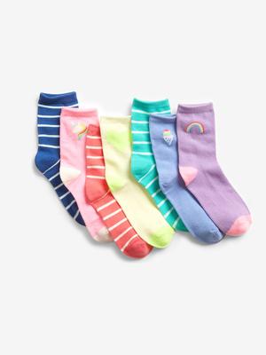 GAP Fashion Ponožky 7 párů dětské Vícebarevná