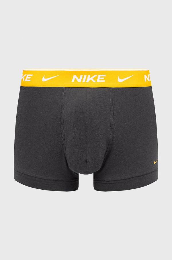 Boxerky Nike pánské, žlutá barva