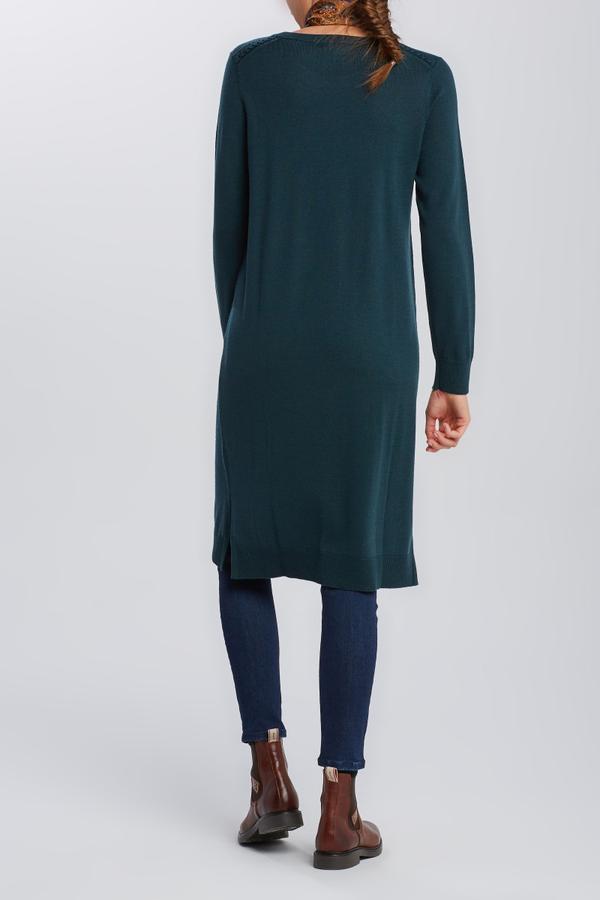 ŠATY GANT MERINO WOOL DRESS zelená XL
