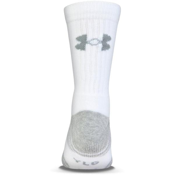 Pánské ponožky Under Armour HeatGear Tech Crew 3 páry  White  XL (46-50,5)