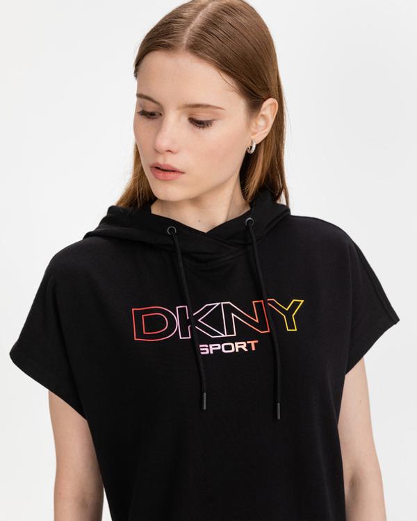 DKNY Ombre Logo Sneaker Šaty Černá