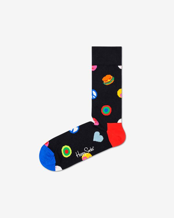 Happy Socks Symbol Dot Ponožky Černá