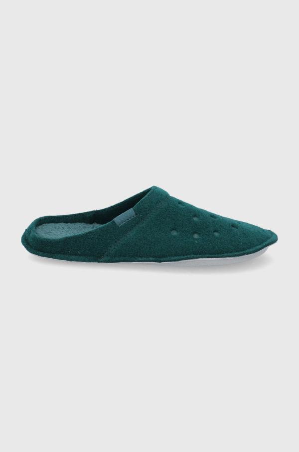 Pantofle Crocs tyrkysová barva