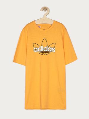 Dětské tričko adidas Originals GN2300 oranžová barva