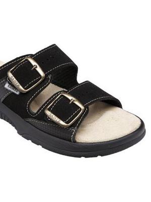 SANTÉ Dámské pantofle černé 1 pár, Velikost obuvi: Velikost obuvi 35