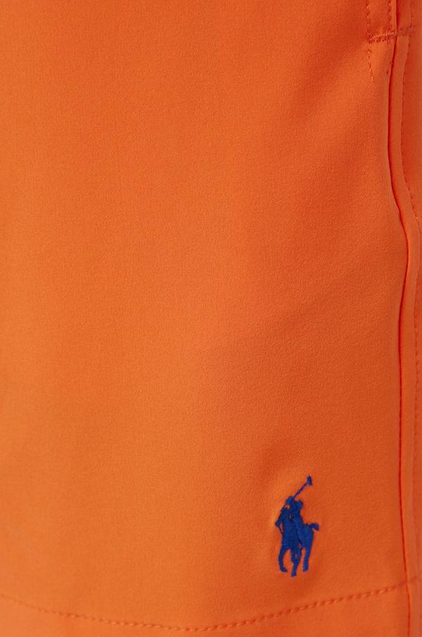 Plavkové šortky Polo Ralph Lauren oranžová barva