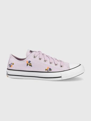 Tenisky Converse dámské, fialová barva