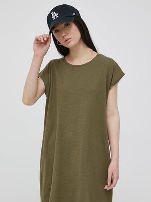 Šaty Noisy May zelená barva, mini, oversize