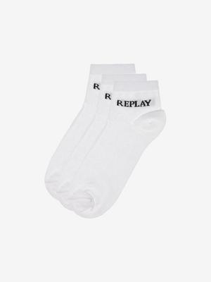 Replay Ponožky 3 páry Bílá Vícebarevná
