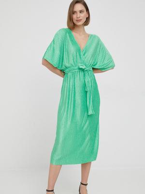Šaty Y.A.S zelená barva, midi