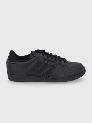 Kožené boty adidas Originals GW0187 černá barva