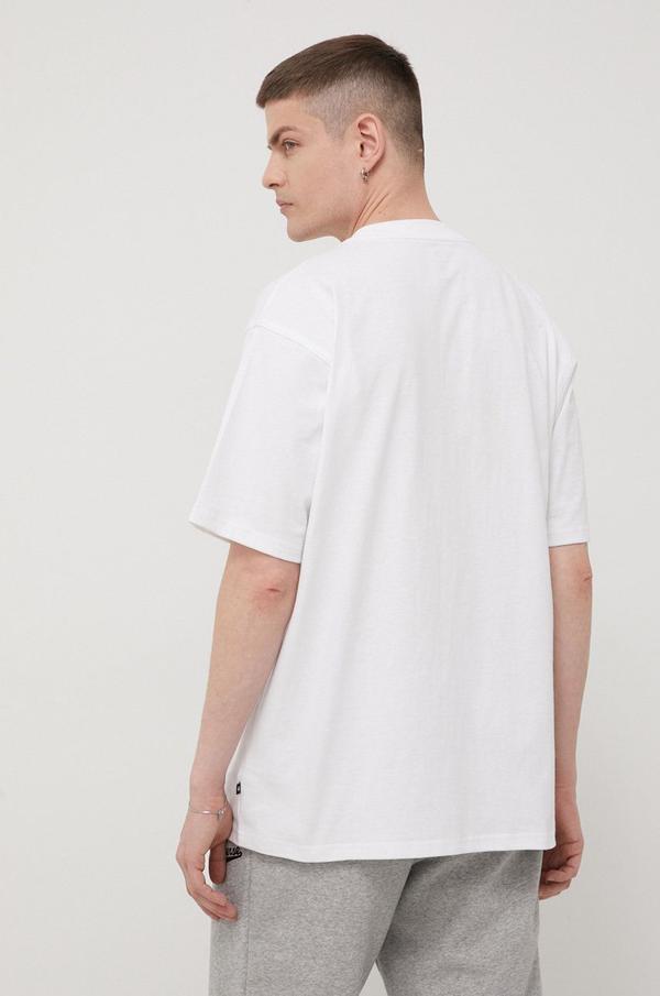 Bavlněné tričko Converse bílá barva, s aplikací
