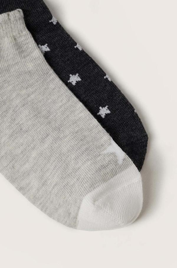 Dětské ponožky Mango Kids Star (2-pack) černá barva