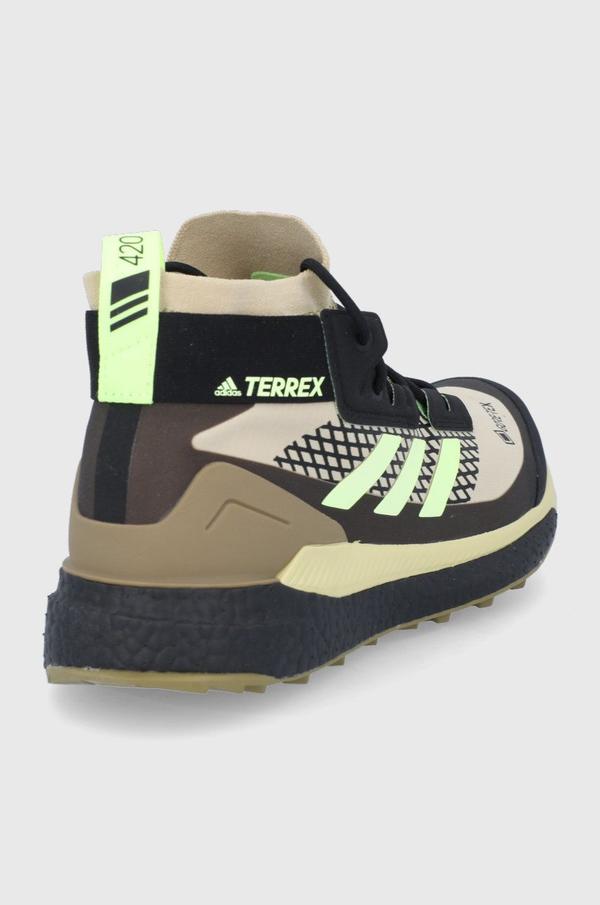Boty adidas TERREX Terrex Free Hiker GTX FX4509 pánské, béžová barva