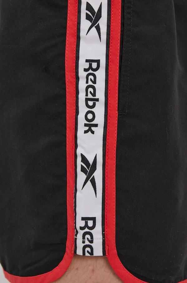 Plavkové šortky Reebok černá barva