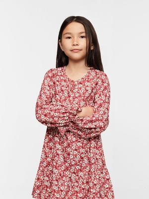 Dívčí šaty Mango Kids Mencia růžová barva, mini