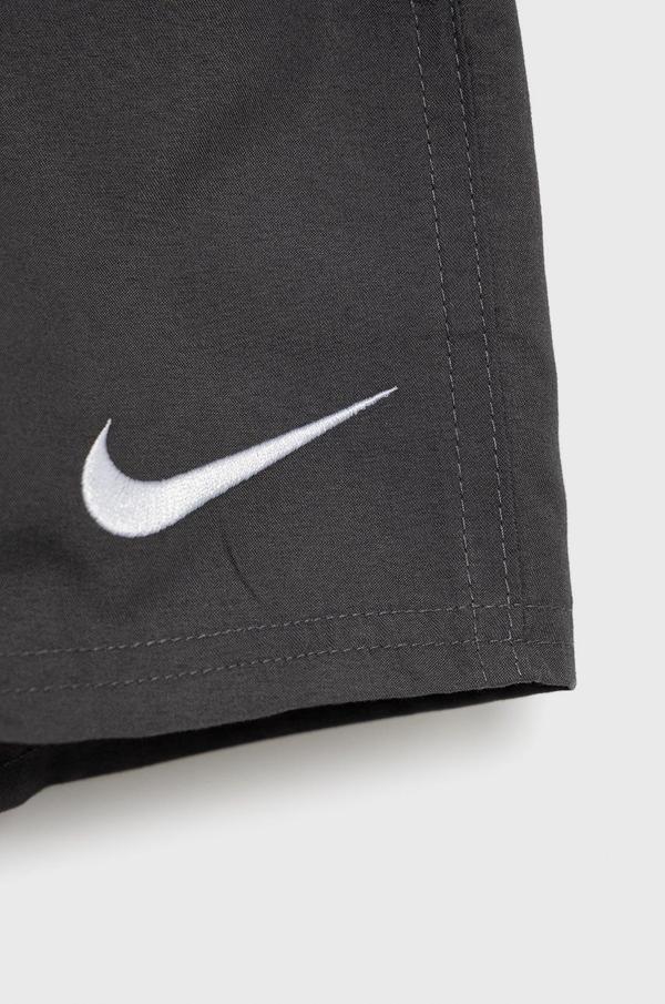 Dětské plavkové šortky Nike Kids šedá barva